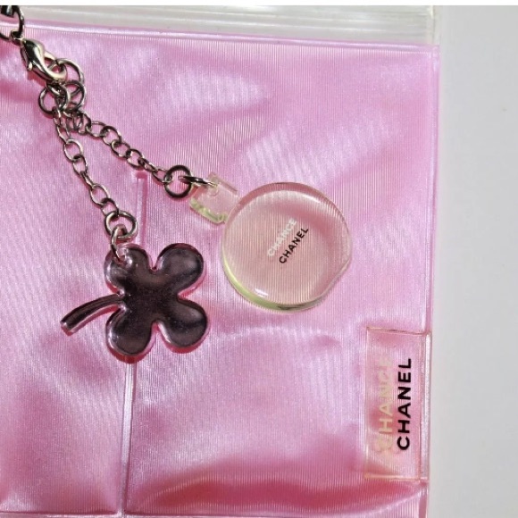 ✨ Authentic Chanel Perfume Bottle & Clover Charms - Picture 4 of 7